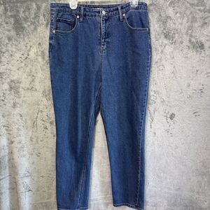 wild fable jeans 14 high rise mom jeans blue denim